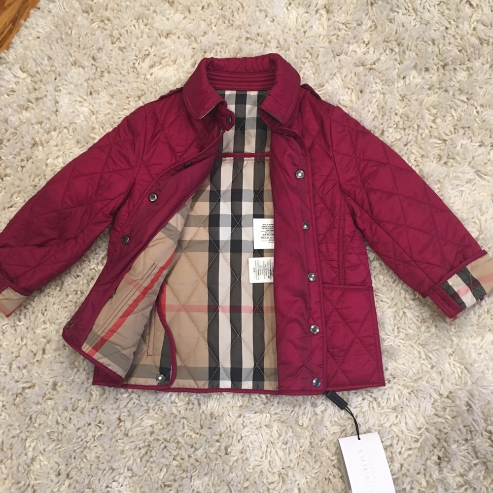 Kids Authentic Burberry Jacket- 4T